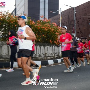 Race photo from SMARTFREN RUN 2026