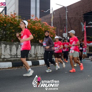 Race photo from SMARTFREN RUN 2026