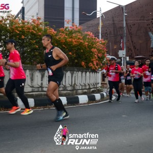 Race photo from SMARTFREN RUN 2026
