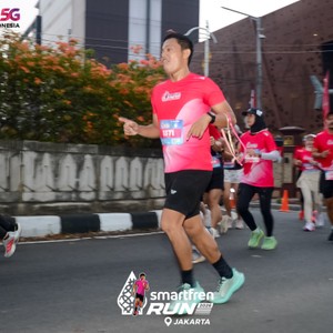 Race photo from SMARTFREN RUN 2026
