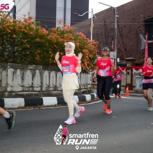 Race photo from SMARTFREN RUN 2026