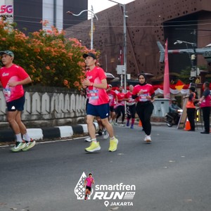 Race photo from SMARTFREN RUN 2026