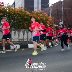 Race photo from SMARTFREN RUN 2026