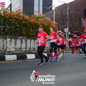 Race photo from SMARTFREN RUN 2026
