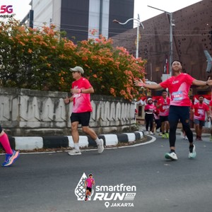 Race photo from SMARTFREN RUN 2026