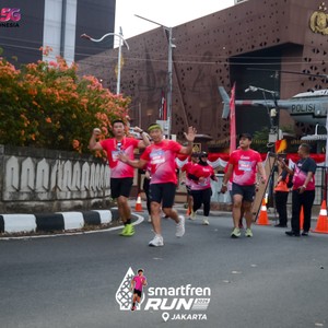 Race photo from SMARTFREN RUN 2026