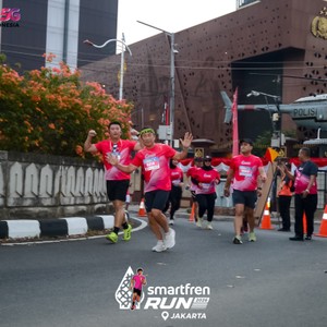 Race photo from SMARTFREN RUN 2026