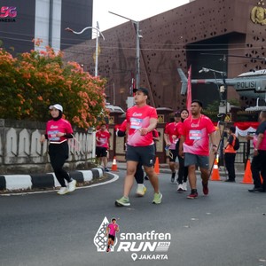 Race photo from SMARTFREN RUN 2026