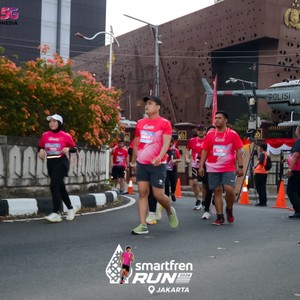 Race photo from SMARTFREN RUN 2026