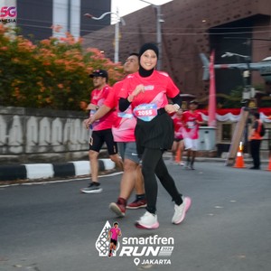 Race photo from SMARTFREN RUN 2026
