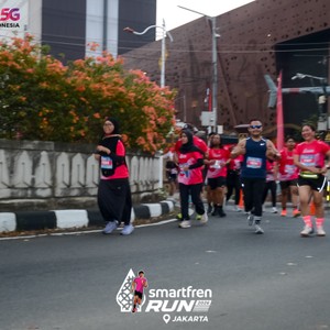 Race photo from SMARTFREN RUN 2026