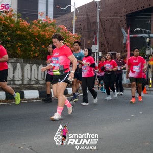 Race photo from SMARTFREN RUN 2026