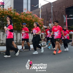 Race photo from SMARTFREN RUN 2026