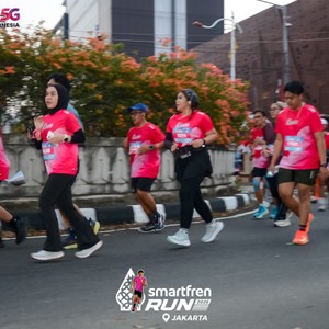 Race photo from SMARTFREN RUN 2026