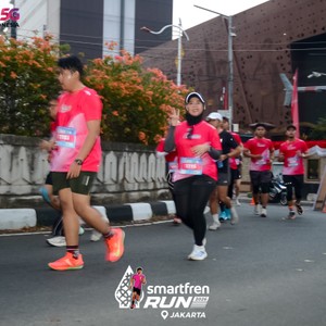 Race photo from SMARTFREN RUN 2026