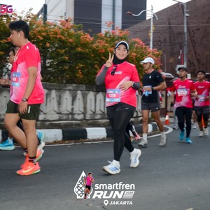 Race photo from SMARTFREN RUN 2026