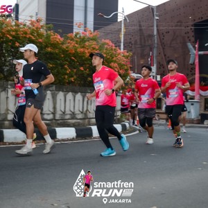 Race photo from SMARTFREN RUN 2026