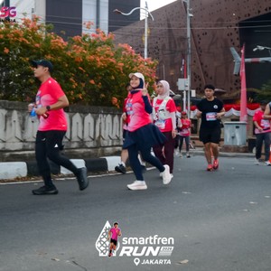 Race photo from SMARTFREN RUN 2026