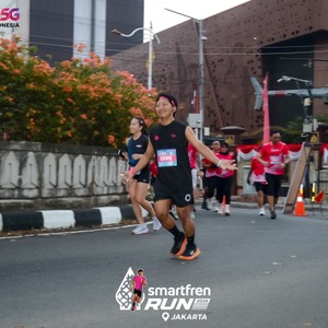 Race photo from SMARTFREN RUN 2026