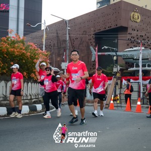 Race photo from SMARTFREN RUN 2026