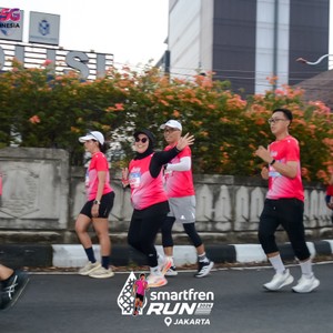 Race photo from SMARTFREN RUN 2026