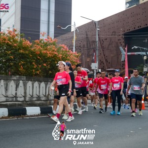 Race photo from SMARTFREN RUN 2026