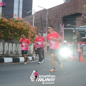 Race photo from SMARTFREN RUN 2026