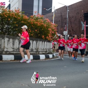 Race photo from SMARTFREN RUN 2026