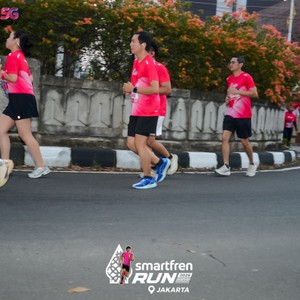 Race photo from SMARTFREN RUN 2026