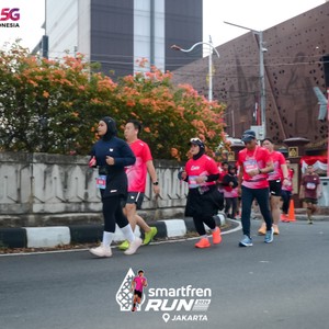 Race photo from SMARTFREN RUN 2026