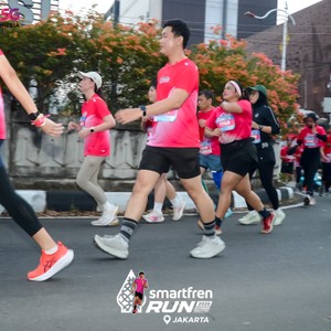 Race photo from SMARTFREN RUN 2026