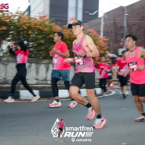Race photo from SMARTFREN RUN 2026