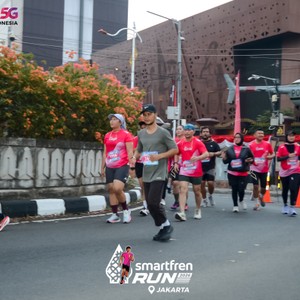 Race photo from SMARTFREN RUN 2026