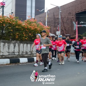 Race photo from SMARTFREN RUN 2026