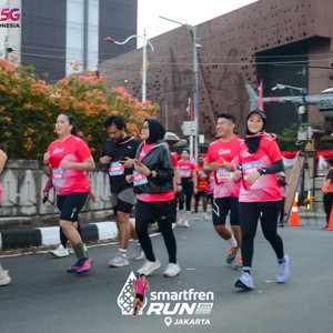 Race photo from SMARTFREN RUN 2026