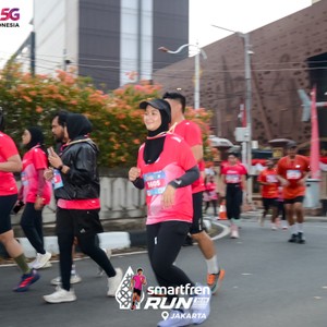 Race photo from SMARTFREN RUN 2026