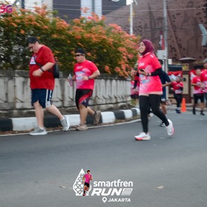 Race photo from SMARTFREN RUN 2026
