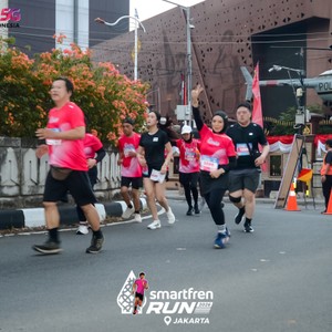 Race photo from SMARTFREN RUN 2026
