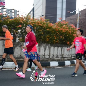 Race photo from SMARTFREN RUN 2026