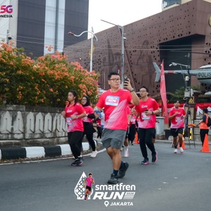 Race photo from SMARTFREN RUN 2026