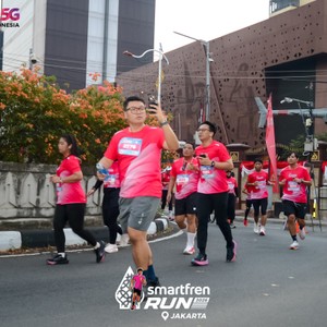 Race photo from SMARTFREN RUN 2026