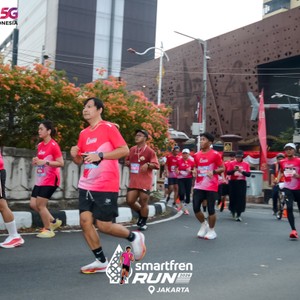 Race photo from SMARTFREN RUN 2026
