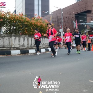 Race photo from SMARTFREN RUN 2026