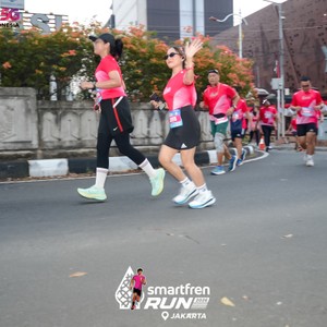 Race photo from SMARTFREN RUN 2026