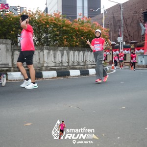 Race photo from SMARTFREN RUN 2026