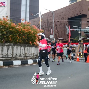 Race photo from SMARTFREN RUN 2026