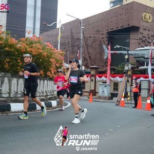 Race photo from SMARTFREN RUN 2026