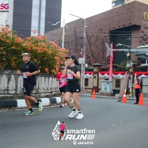 Race photo from SMARTFREN RUN 2026