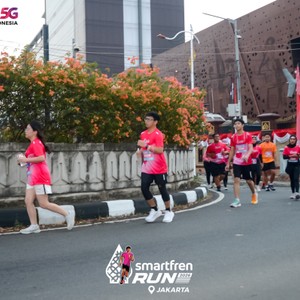 Race photo from SMARTFREN RUN 2026