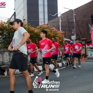 Race photo from SMARTFREN RUN 2026